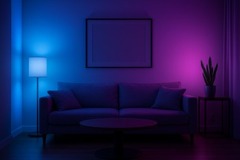 LED lentdə rənglərin yumşaq şəkildə bir-birinə keçməsi