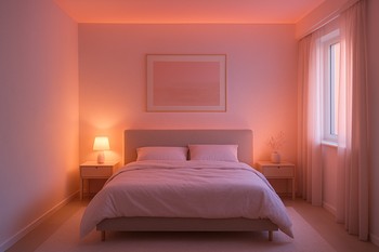 Pastel çalarlarla günəş çıxışı effekti verən LED işıq