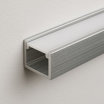 Alüminium səthi profildə LED lent ilə birbaşa işıq xətti